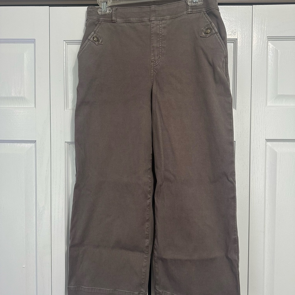 SPANX Wide Leg Pants - Brown